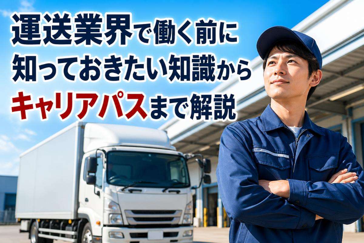 運送業界で働く前に知っておきたい知識からキャリアパスまで解説